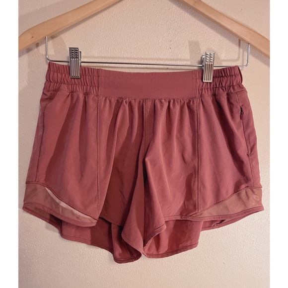 lululemon athletica Pants - Lululemon Hotty Hot Shorts Size 6 Mauve